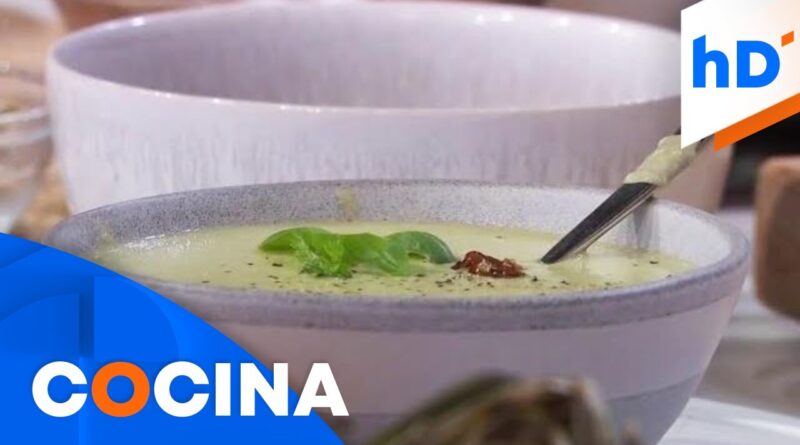 receta de sopa de alcachofa