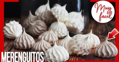 receta de suspiros o merengues