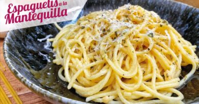 receta de tallarines con mantequilla