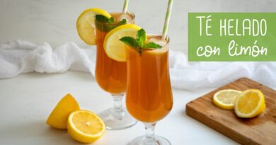 receta de te helado