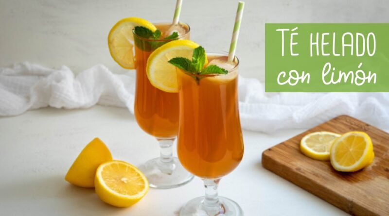 receta de te helado
