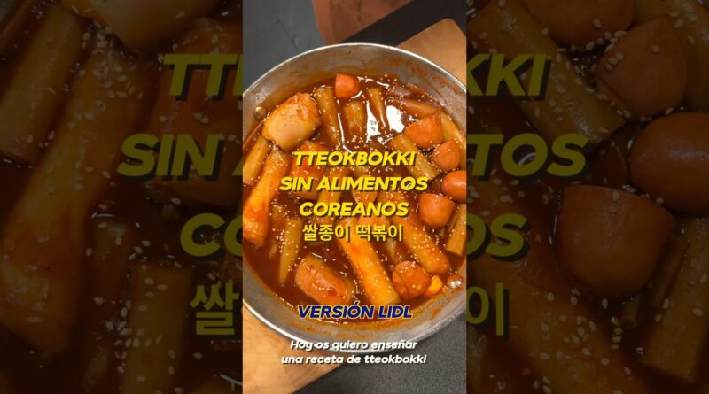 receta de topokki coreano