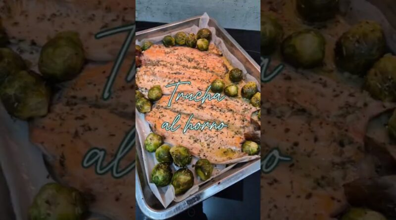 receta de trucha al horno