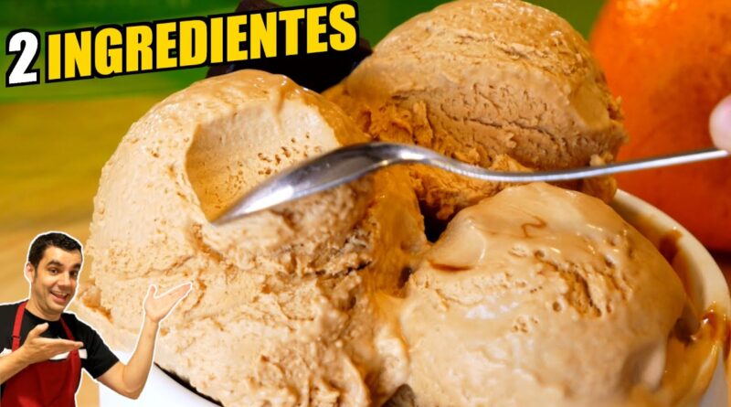 ingredientes receta de helado