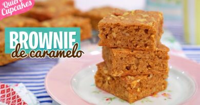 receta de blondies de vainilla