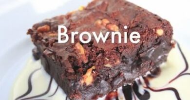 receta de brownie con nueces