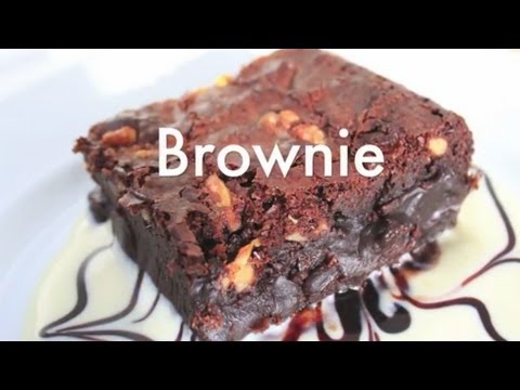receta de brownie con nueces