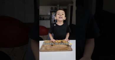 receta de brownie de platano