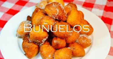receta de buñuelos dulces fritos
