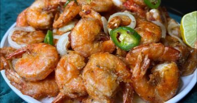 receta de camarones chinos picosos