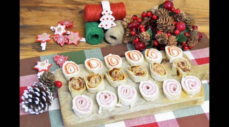 receta de canapes enrollados