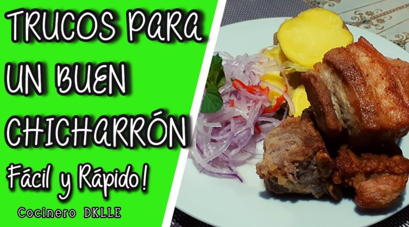 receta de chicharron de chancho