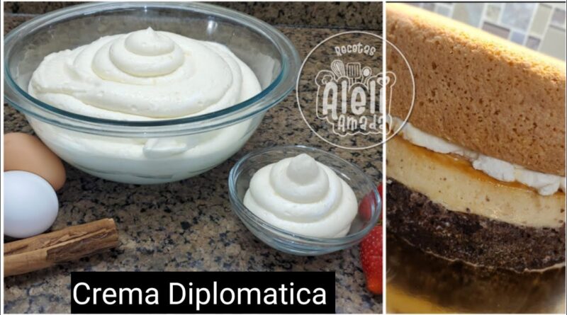 receta de crema diplomatica