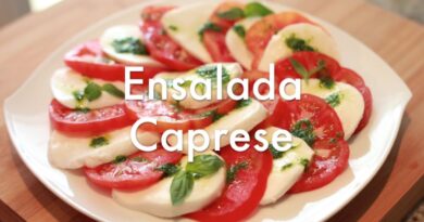 receta de ensalada caprese