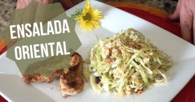 receta de ensalada oriental