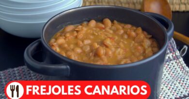 receta de frejol canario