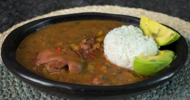 receta de frijoles con cerdo