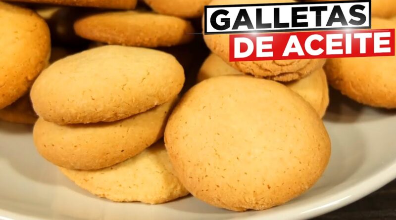 receta de galletas con aceite