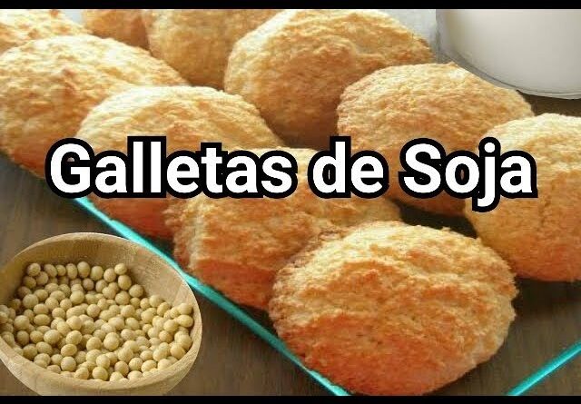 receta de galletas de soya
