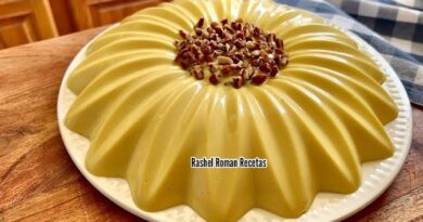 receta de gelatina de vainilla
