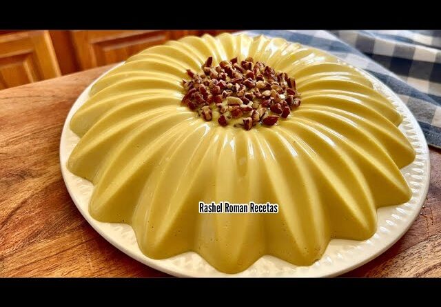 receta de gelatina de vainilla