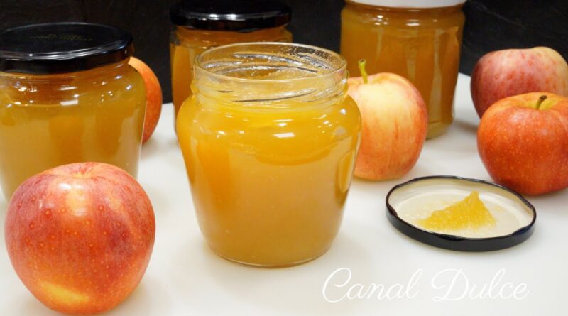 receta de jalea de manzana