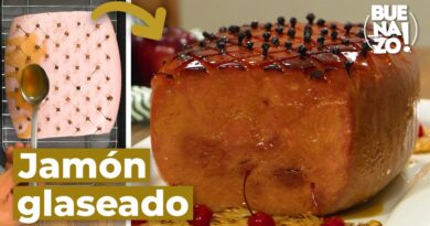 receta de jamón glaseado