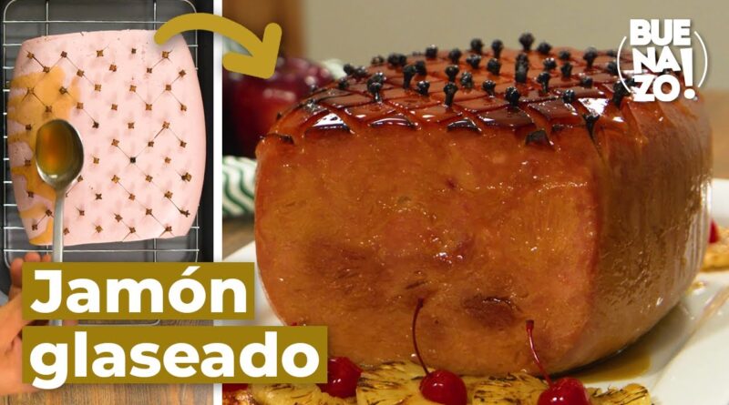 receta de jamón glaseado