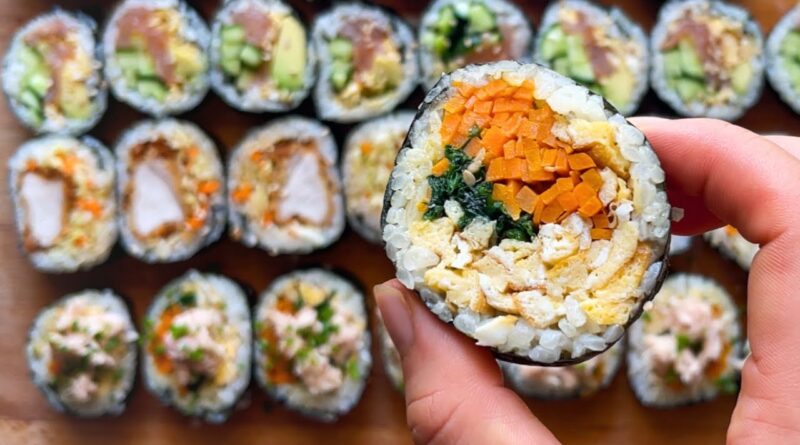 receta de kimbap coreano