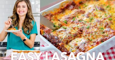 receta de lasaña en ingles