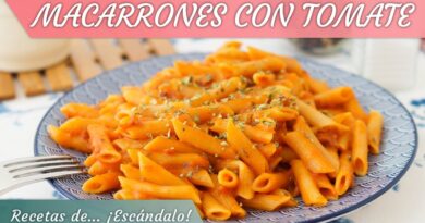 receta de macarrones con tomate
