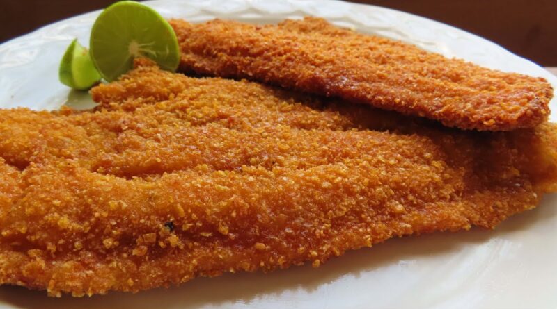 receta de milanesa de pescado