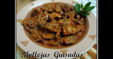 receta de mollejas guisadas