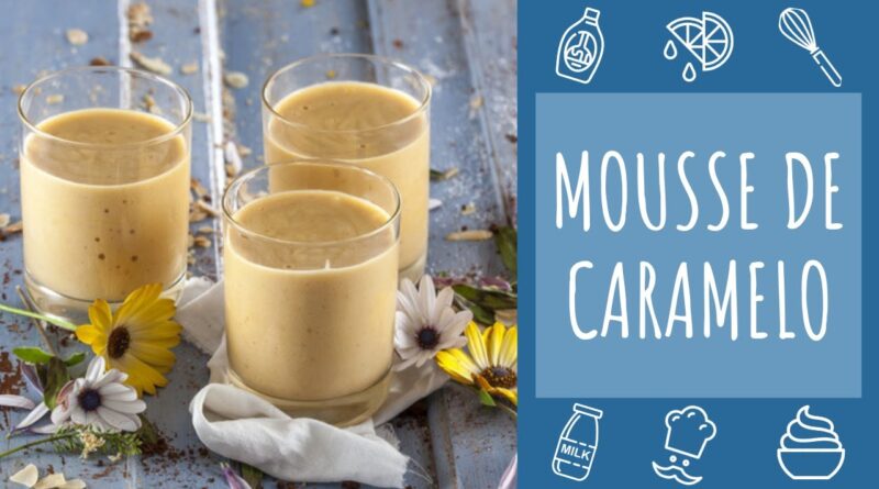 receta de mousse de caramelo