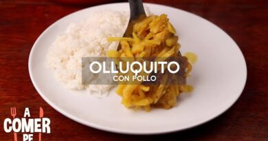 receta de olluquito con pollo