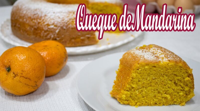 receta de queque de mandarina
