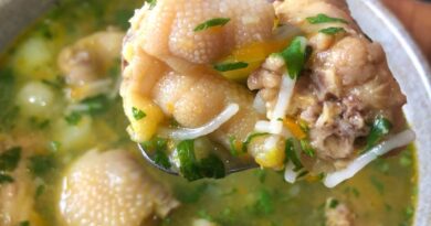 receta de sopa de menudencia