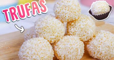 receta de trufas de coco
