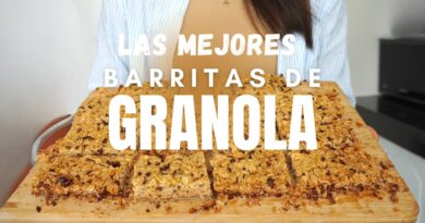 receta de barras de cereal