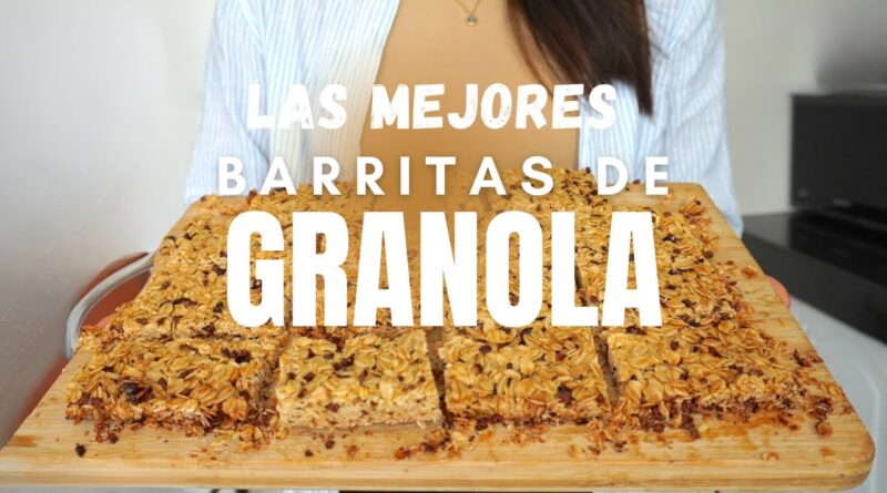 receta de barras de cereal