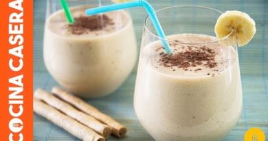 receta de batido de platano