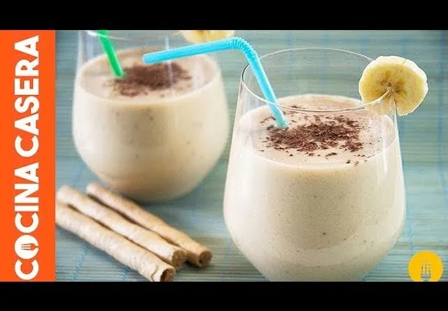 receta de batido de platano