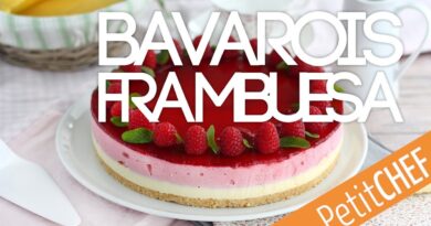 receta de bavarois de frambuesa