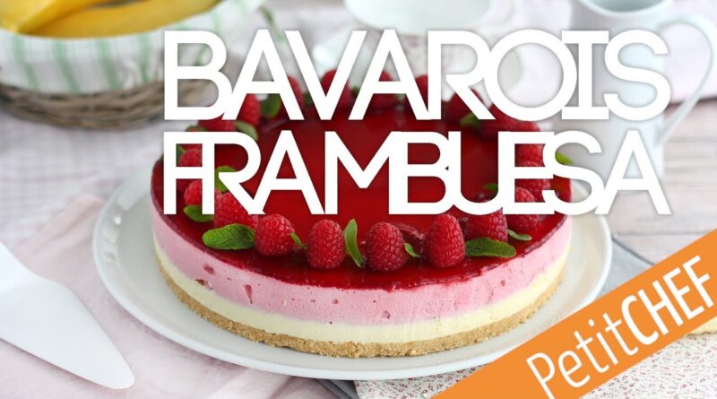 receta de bavarois de frambuesa