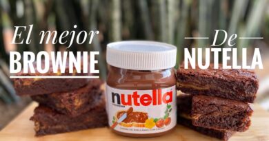 receta de brownies de nutella