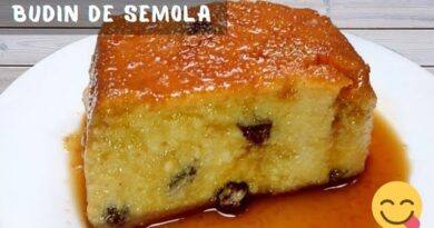 receta de budin de semola