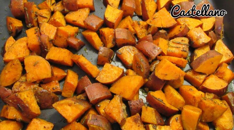 receta de camote al horno