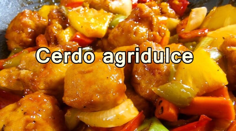 receta de cerdo agridulce