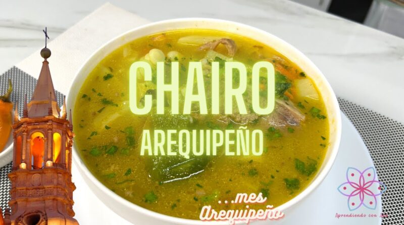 receta de chairo arequipeño