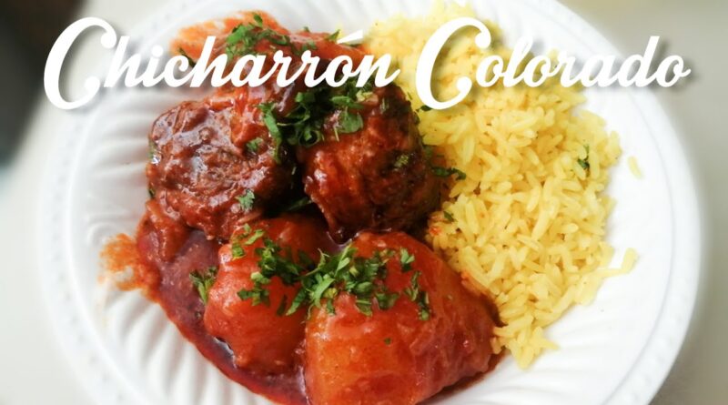 receta de chicharron colorado